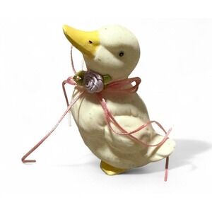 Dept 56 Vintage goose Figurine Easter Spring Decor Taiwan